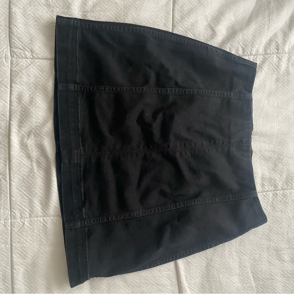 Black Denim Women's Skirt